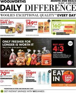 Special Woolworths 26.05.2025 - 08.06.2025