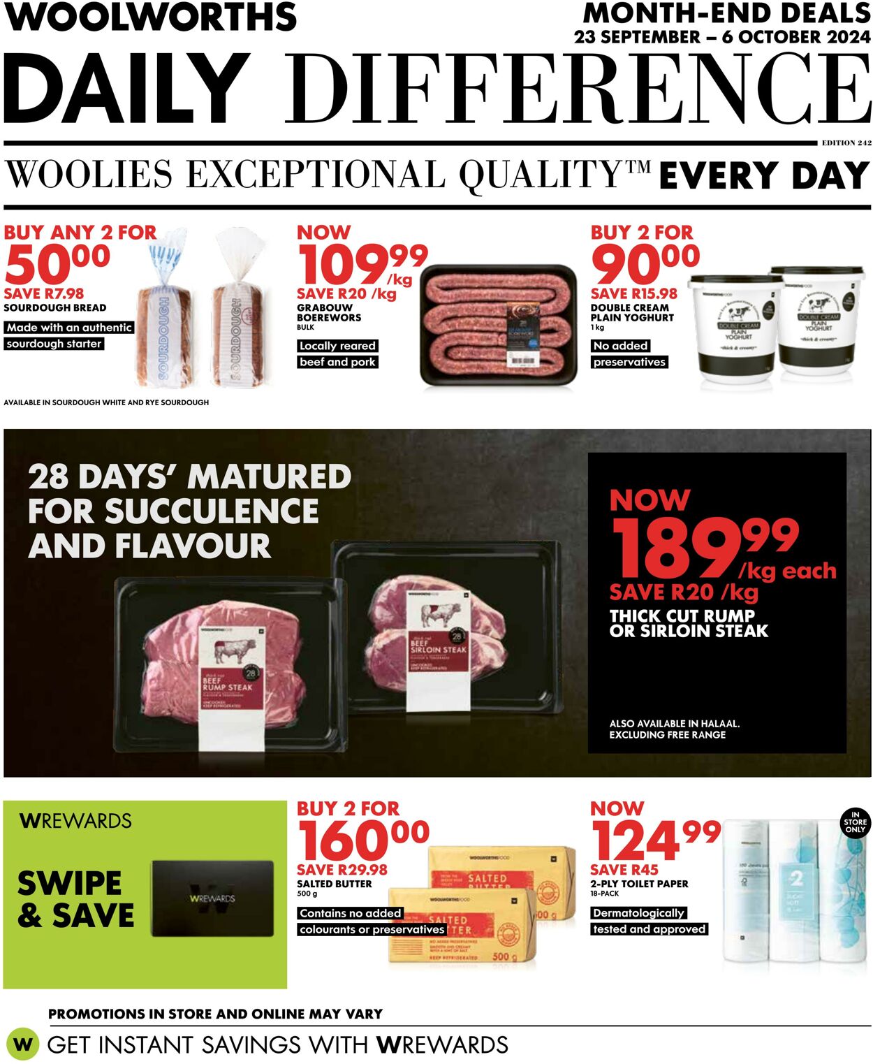 Woolworths Promotional specials