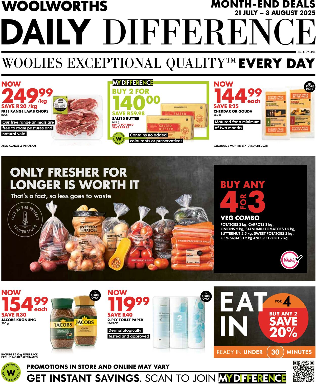 Special Woolworths 21.07.2025 - 03.08.2025