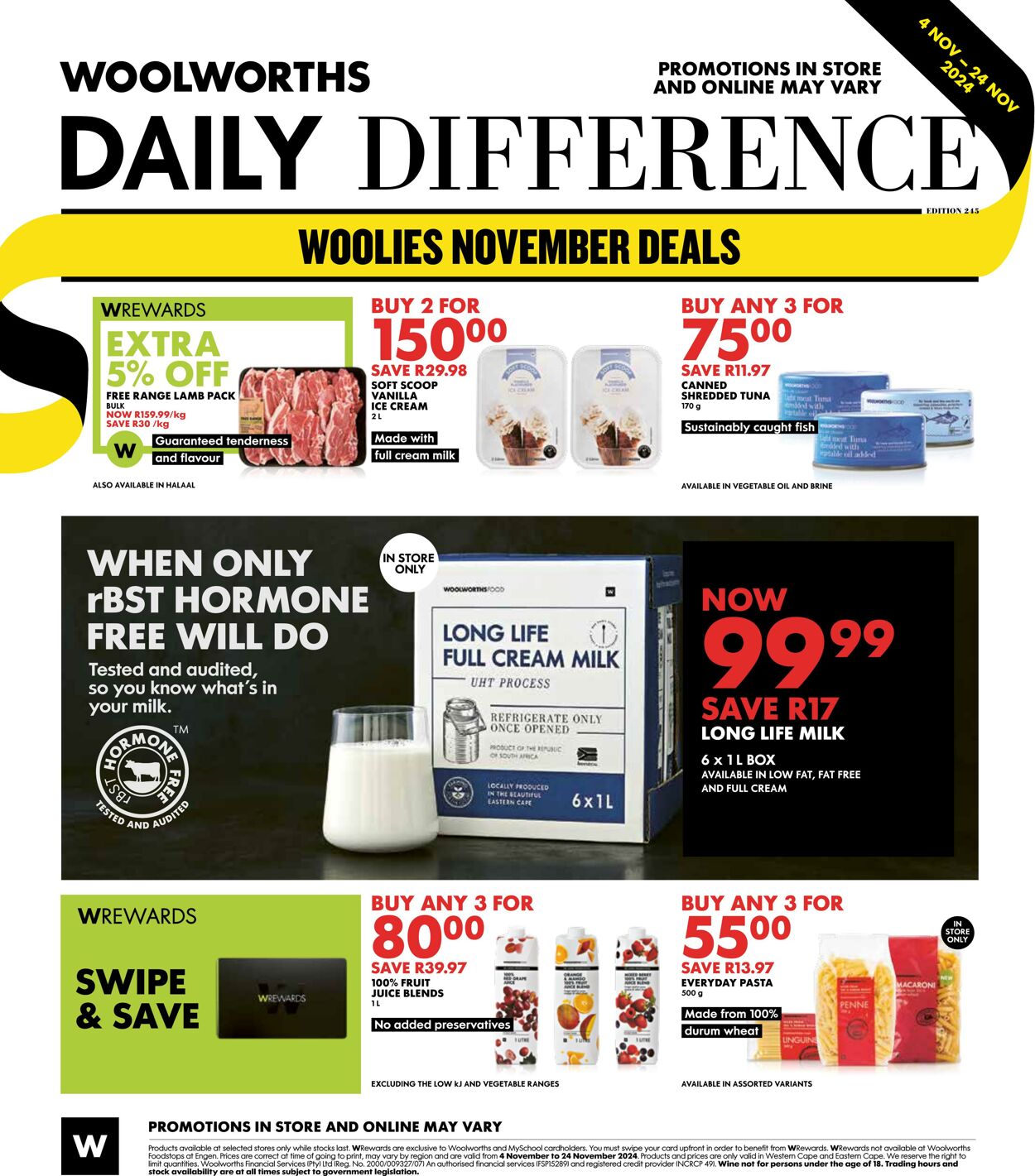 Special Woolworths 04.11.2024 - 24.11.2024