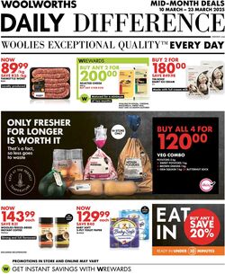 Special Woolworths 10.03.2025 - 23.03.2025