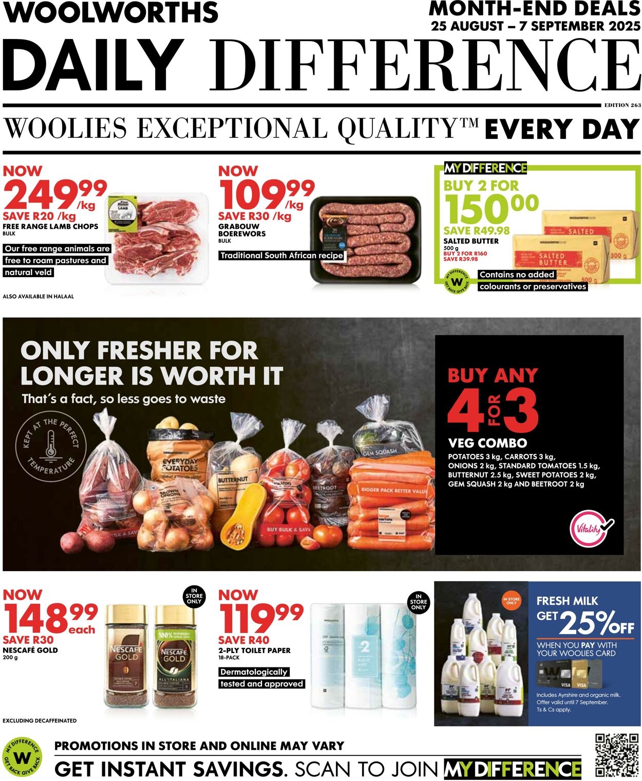 Special Woolworths 25.08.2025 - 07.09.2025