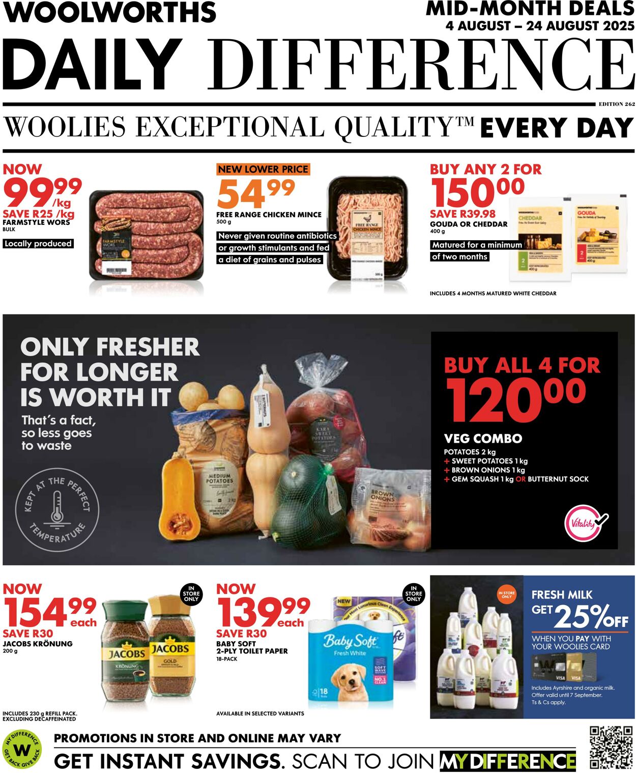 Special Woolworths 04.08.2025 - 24.08.2025