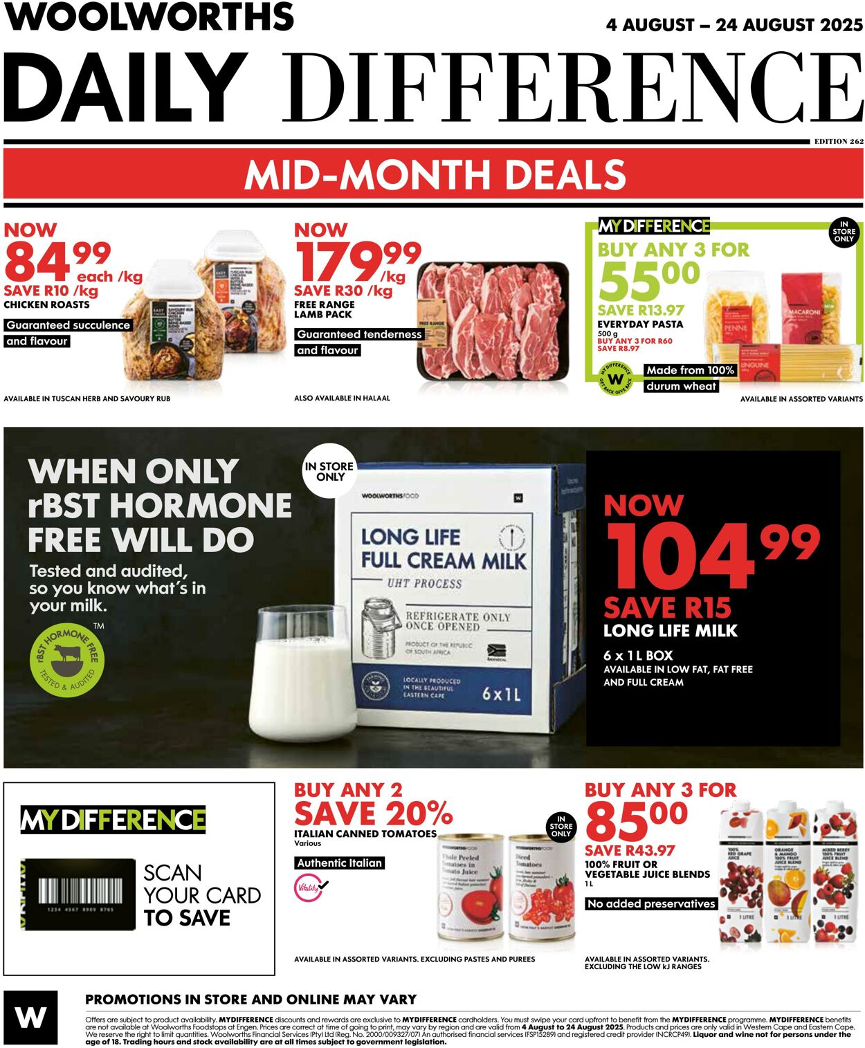 Special Woolworths 04.08.2025 - 24.08.2025