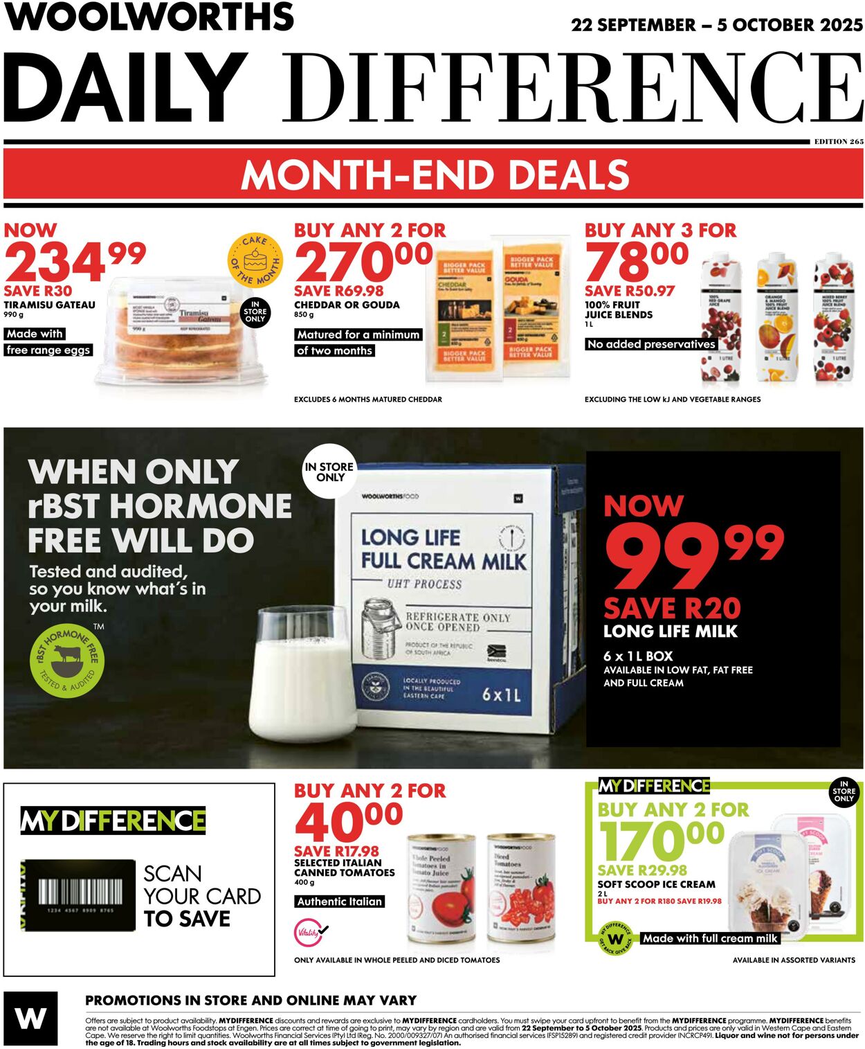Special Woolworths 22.10.2025 - 05.11.2025