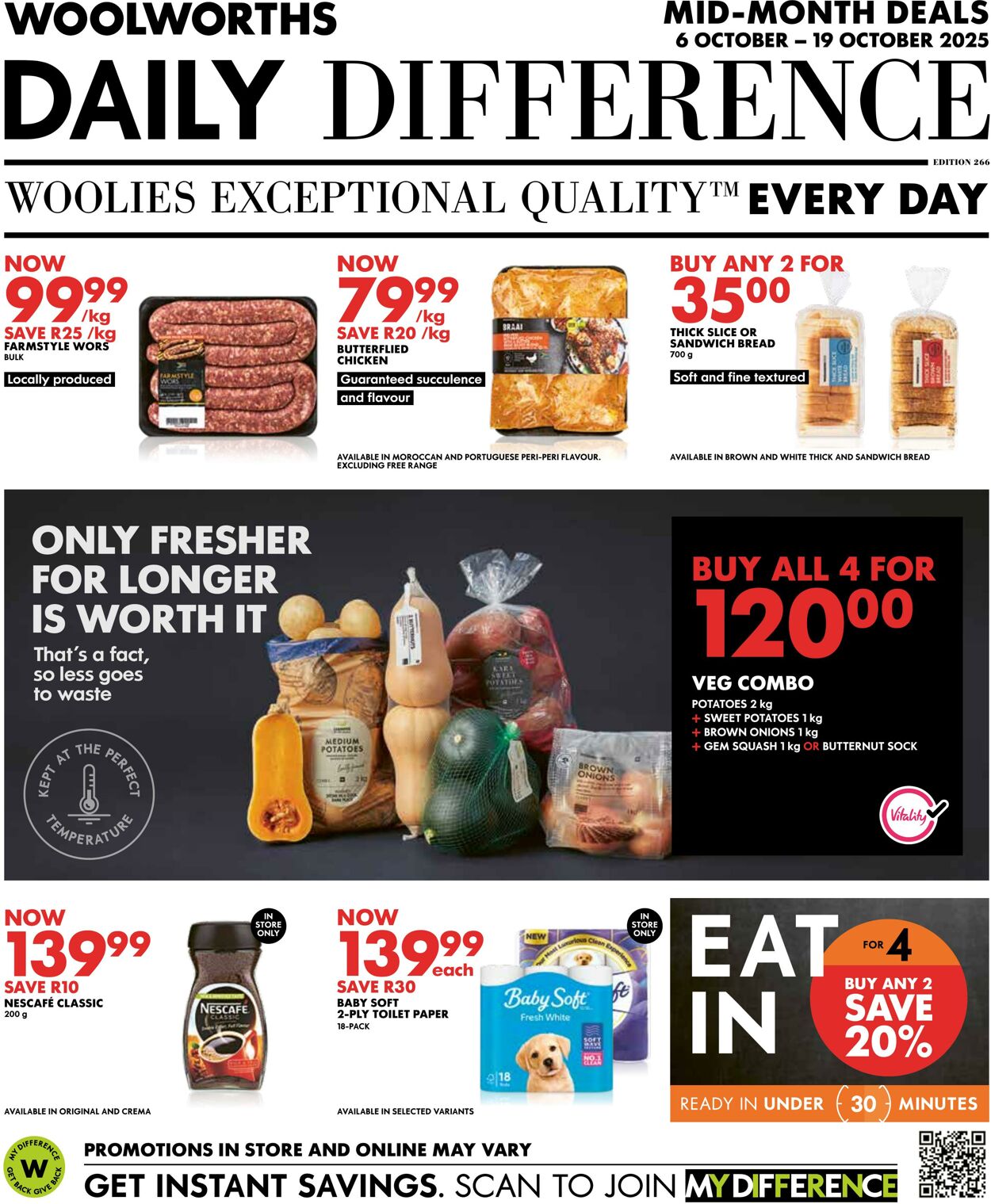 Special Woolworths 06.10.2025 - 19.10.2025